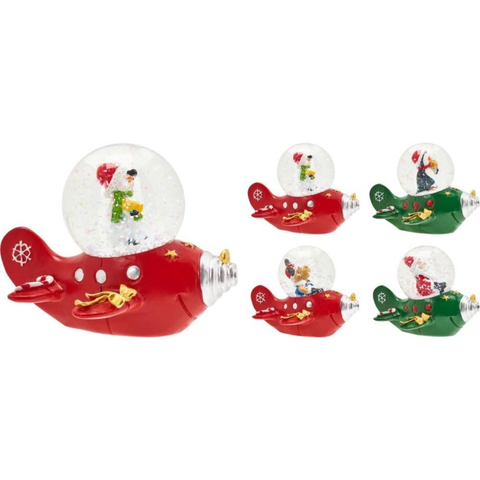 BOLLA ACQUA AEREO NATALE 8CM4A